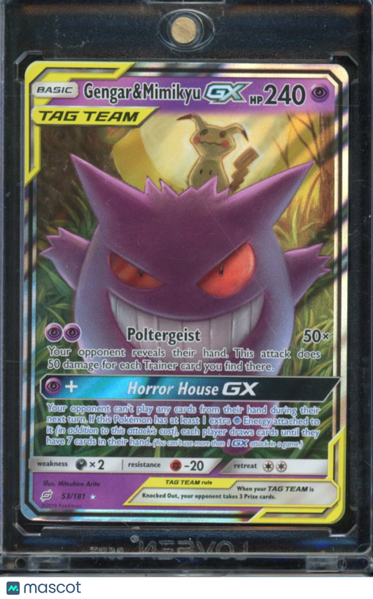 2019 Pokemon SM Gengar & Mimikyu 53/181