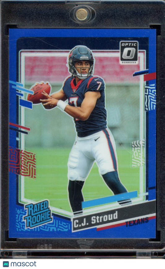 2023 Optic CJ Stroud Blue Optic Rookie /199