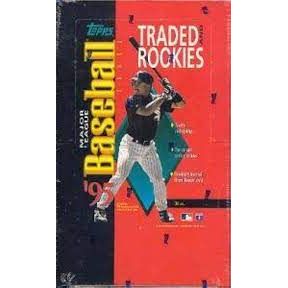 1995 Topps Baseball Traded and Rookies Hobby Box