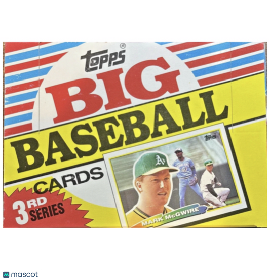 1988 Topps Series 3 Big Baseball Box