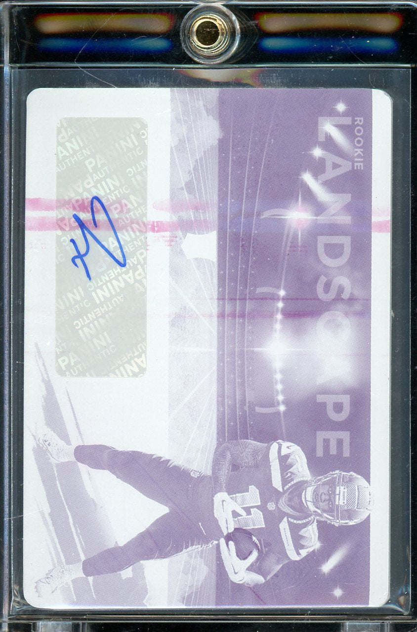 2023 Impeccable Jaxon Smith Njigba Rookie Auto Printing Plate 1/1