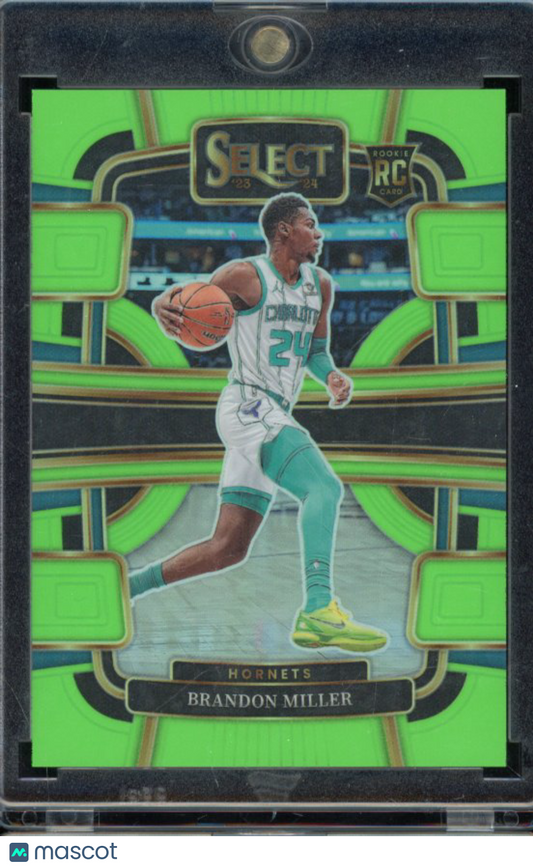 2023-24 Select Brandon Miller Neon Green Rookie /75