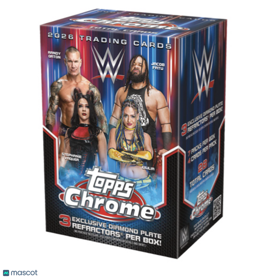 2026 Topps Chrome WWE Blaster Box