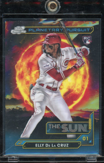 2024 Topps Chrome Cosmic Elly De La Cruz The Sun