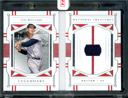 2021 National Treasures Ted Williams Booklet Patch /49