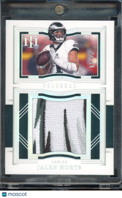 2023 National Treasures Jalen Hurts Colossal Patch /25