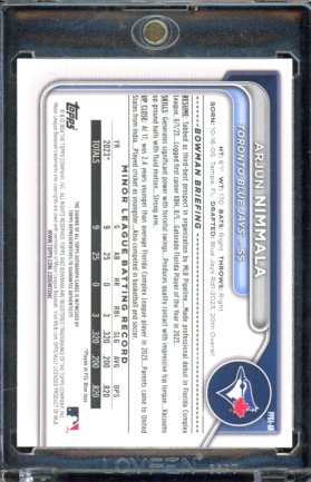 2024 Bowman Arjun Nimmala Gold Paper Auto /50