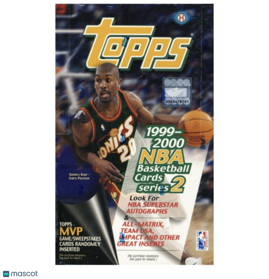 1999-00 Topps Series 2 Basketball Hobby Box