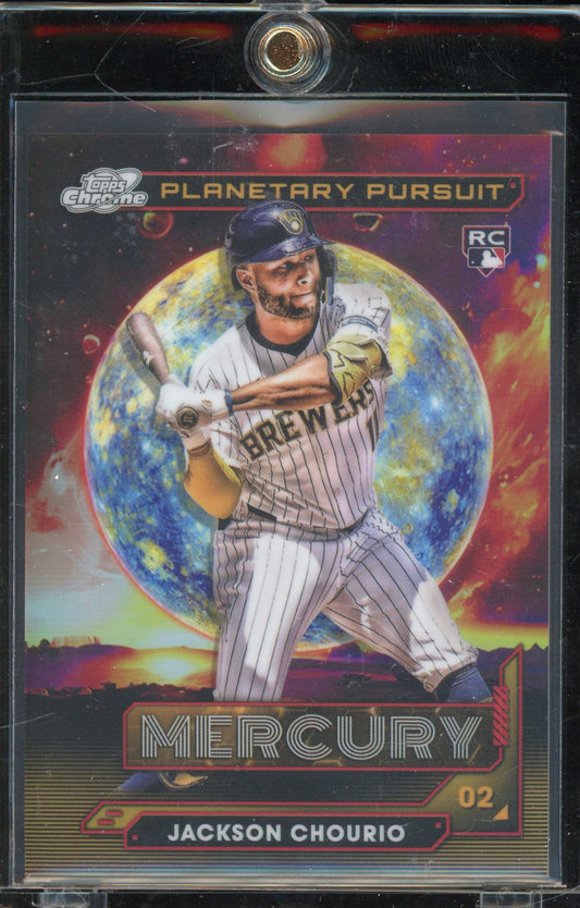 2024 Topps Chrome Cosmic Jackson Chourio Mercury