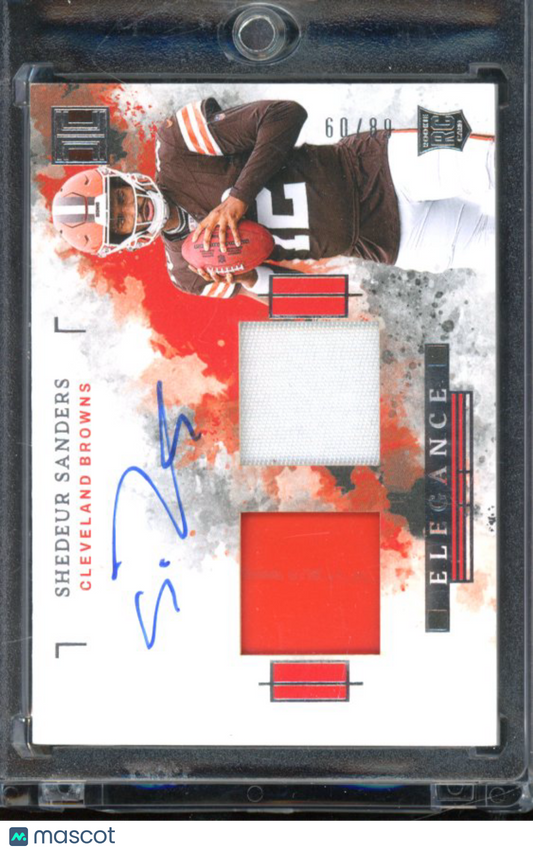 2025 Impeccable Shedeur Sanders Rookie Patch Auto /89