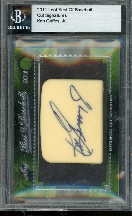 2011 Leaf Best of Baseball Ken Griffey Jr. Cut Signatures Auto