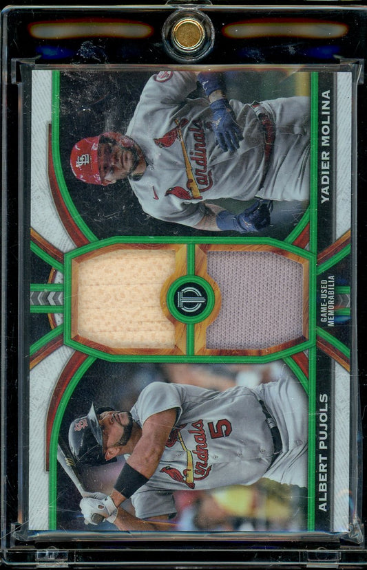 2023 Topps Tribute Pujols Molina Dual Patch /99