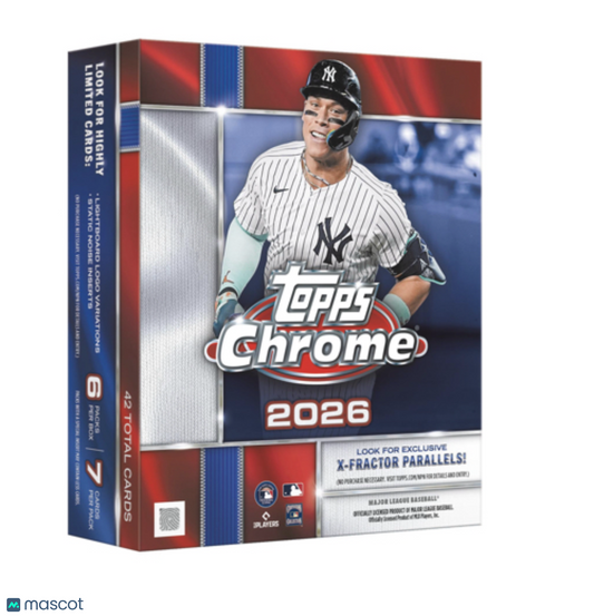 PRE ORDER 2026 Topps Chrome Baseball Mega Box