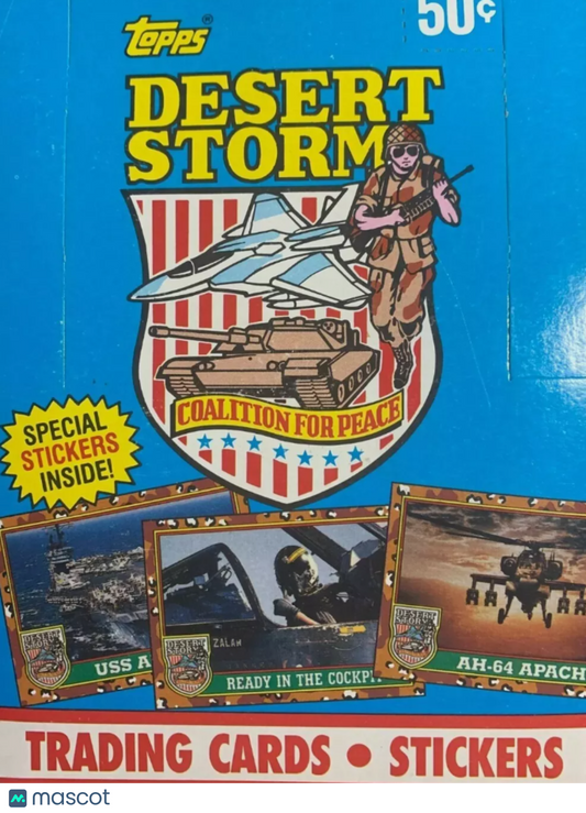 1991 Topps Desert Storm Wax Box