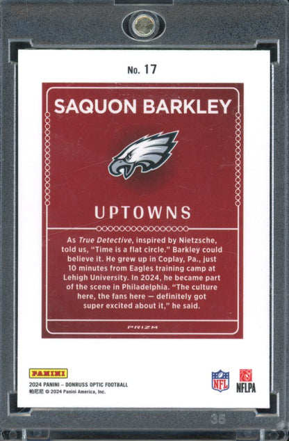 2024 Optic Saquon Barkley Uptowns SP