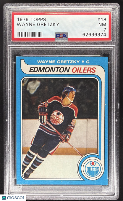1979-80 Topps Wayne Gretzky #18 RC PSA 6