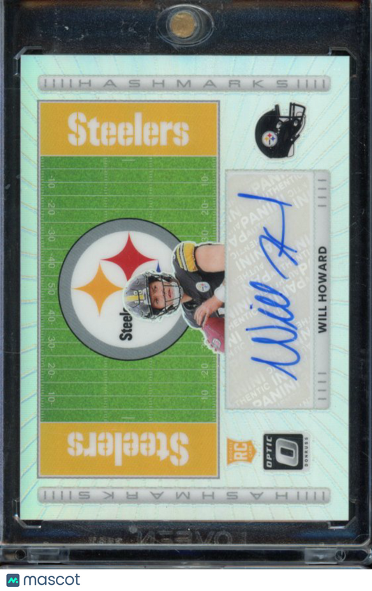 2025 Optic Will Howard Rookie Auto Hashmarks