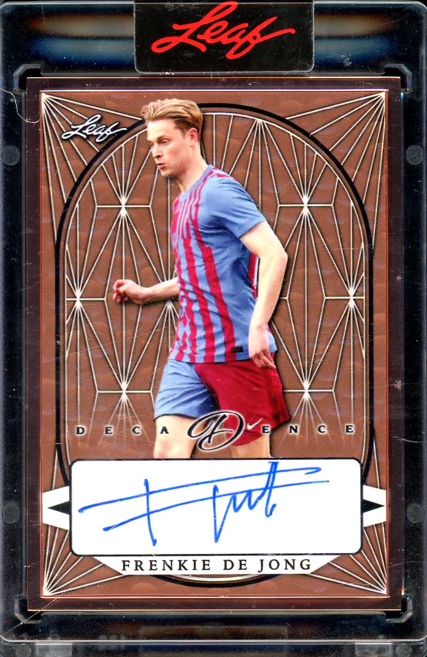 2022 Leaf Decadence Frenkie De Jong Auto /10