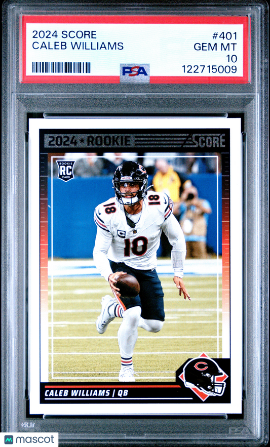 2024 Score Caleb Williams Rookie PSA 10