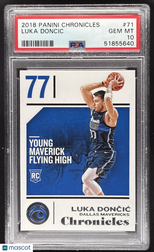2018-19 Panini Chronicles Luka Doncic #71 RC PSA 10