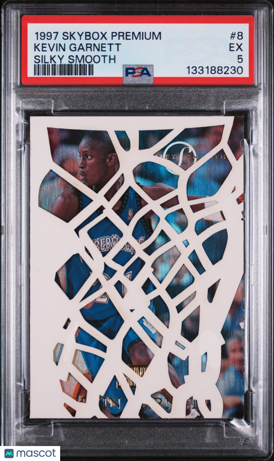1997-98 Skybox Premium Kevin Garnett Silky Smooth PSA 5