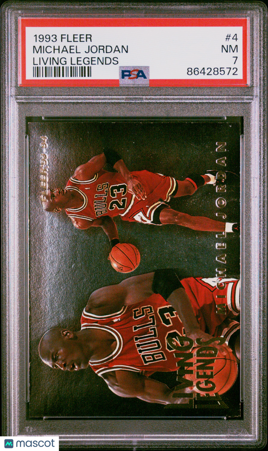 1993-94 Fleer Michael Jordan #4 Living Legends PSA 7