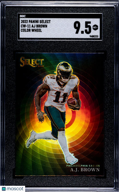 2022 Select A.J. Brown Color Wheel SGC 9.5