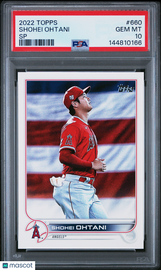 2022 Topps Shohei Ohtani SP #660 PSA 10