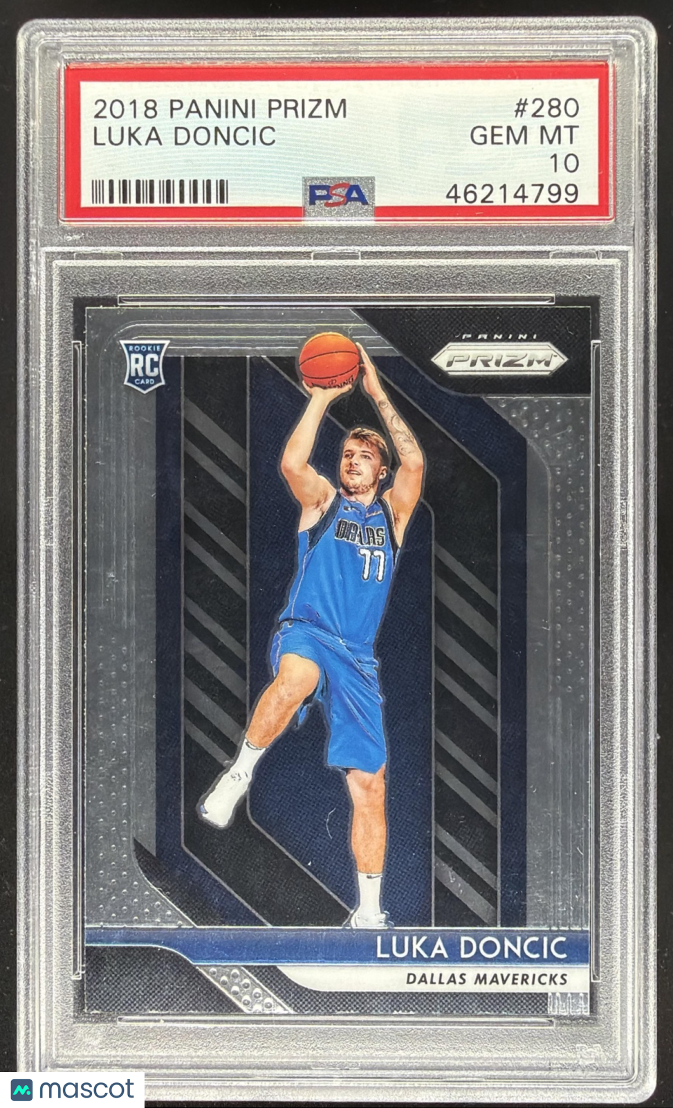 2018-19 Panini Prizm Luka Doncic #280 RC PSA 10