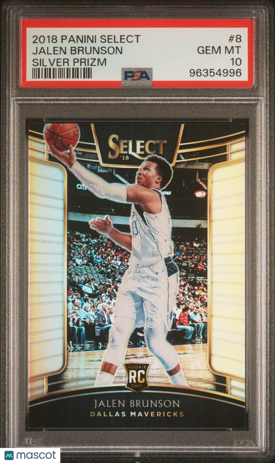 2018-19 Select Jalen Brunson Silver Rookie PSA 10