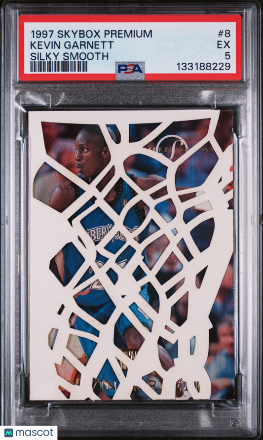 1997-98 Skybox Premium Kevin Garnett Silky Smooth PSA 5