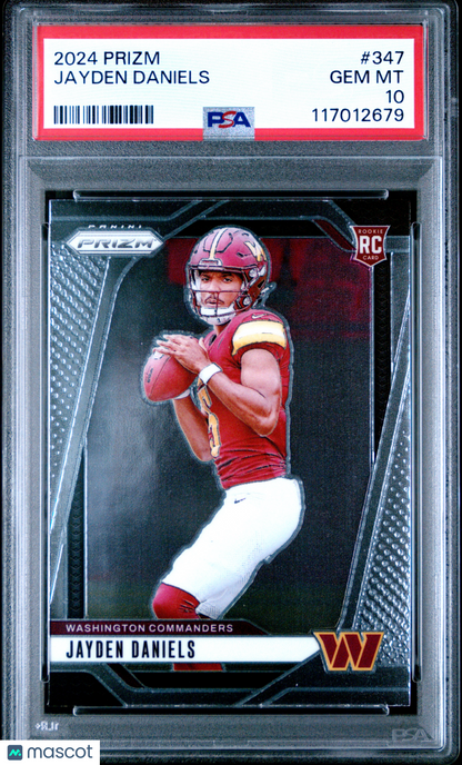 2024 Prizm Jayden Daniels Rookie PSA 10