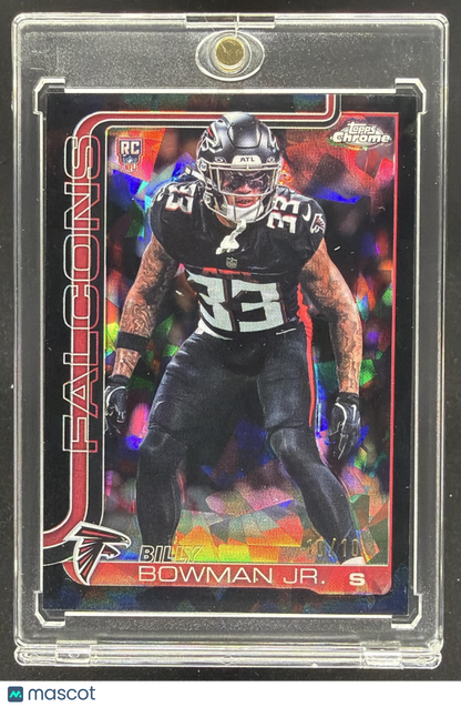 2025 Topps Chrome Sapphire Billy Bowman Jr. #344 Black Refractor 0/10 RC