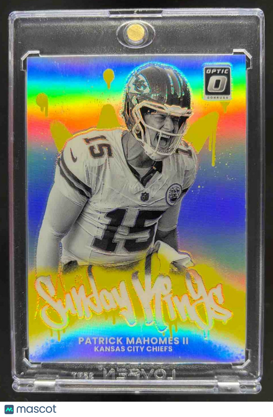 2025 Panini Donruss Optic Patrick Mahomes II #2 Sunday Kings