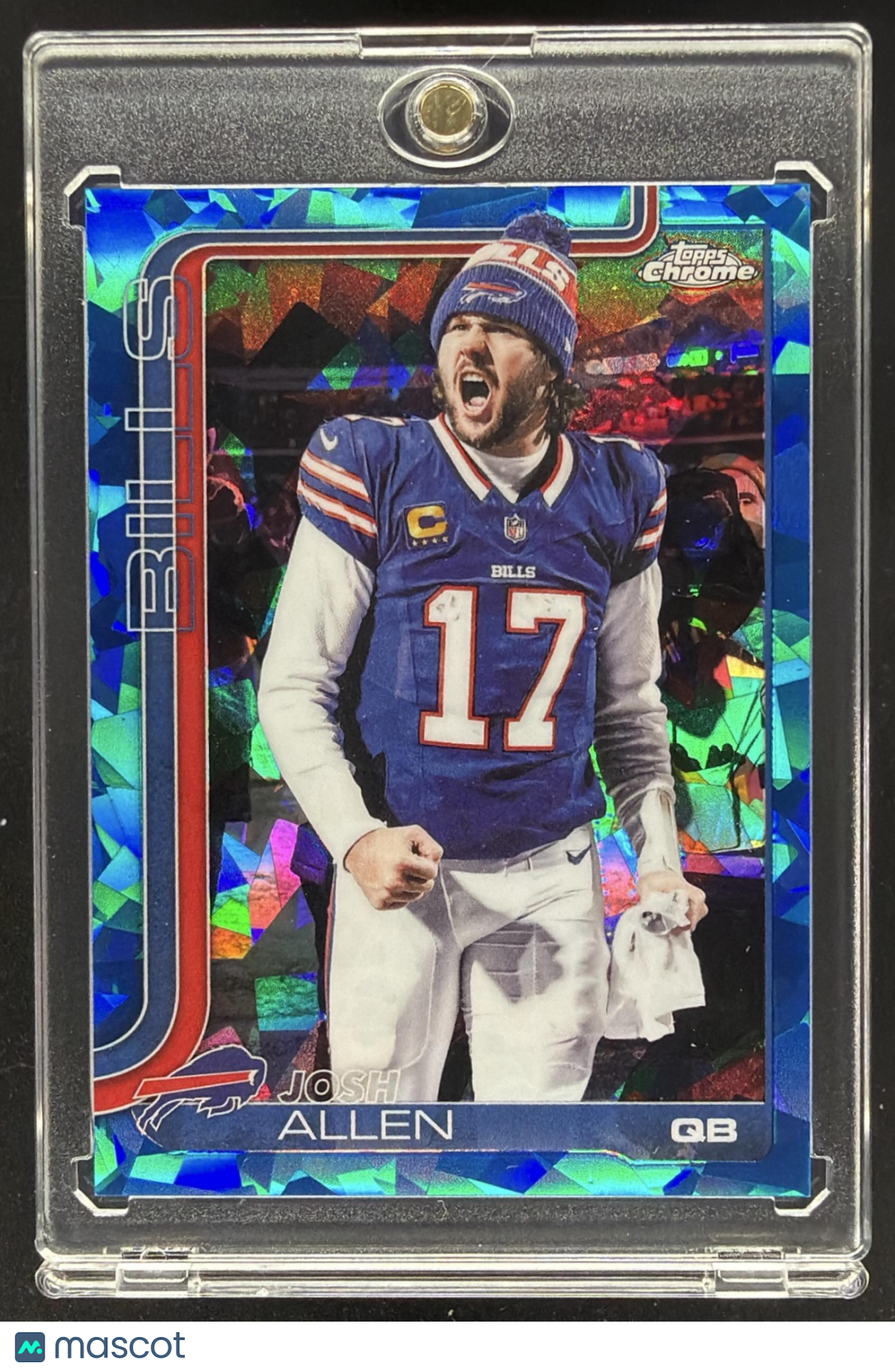 2025 Topps Chrome Sapphire Josh Allen #34 Image Variation SP VAR
