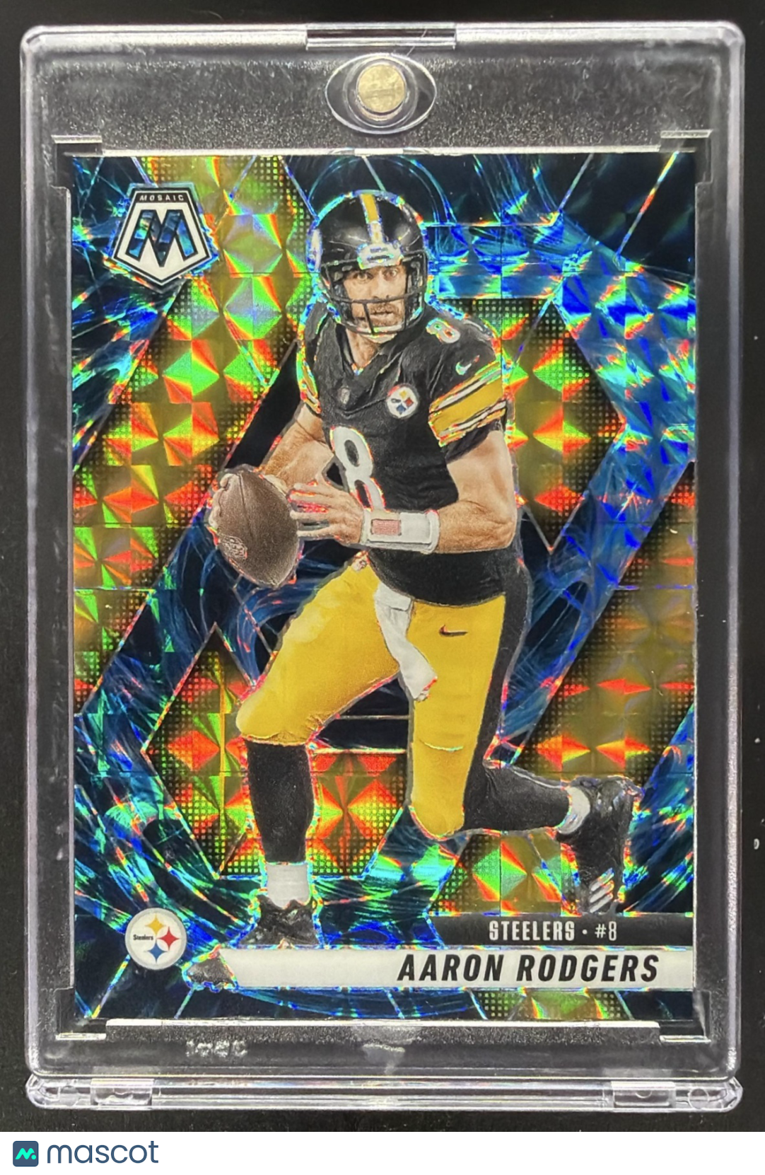 2025 Panini Mosaic Aaron Rodgers #243 Mosaic Genesis