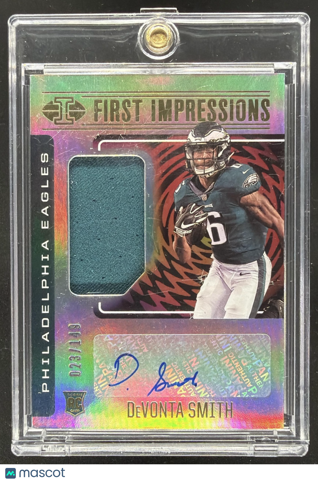 2021 Panini Illusions DeVonta Smith #105 23/149 RC Auto