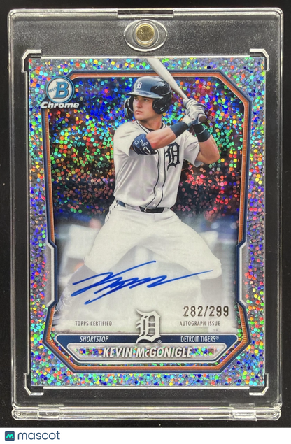2026 Bowman Kevin McGonigle #CPA-KMC Chrome Prospect Auto Speckle Refractor /299