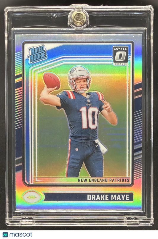 2024 Panini Donruss Optic Drake Maye #229 Holo Rated Rookie