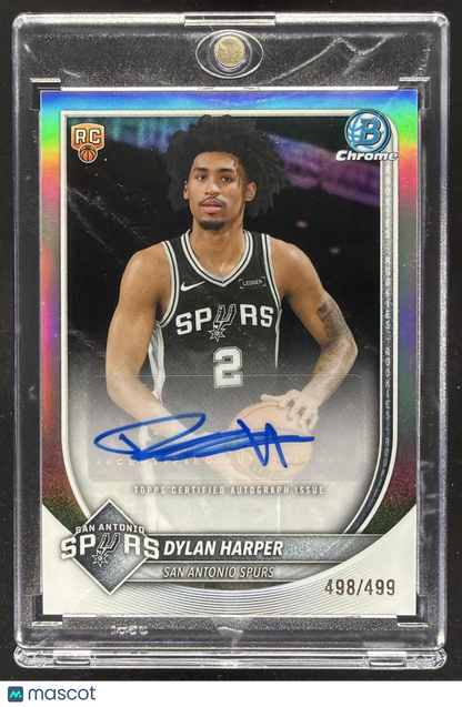 2025-26 Bowman Dylan Harper #BCA-DH Chrome Auto Refractor 498/499 RC