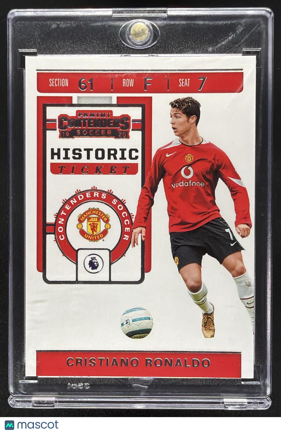 2019 Panini Chronicles Cristiano Ronaldo #HT-CR7 Contenders Historic Ticket