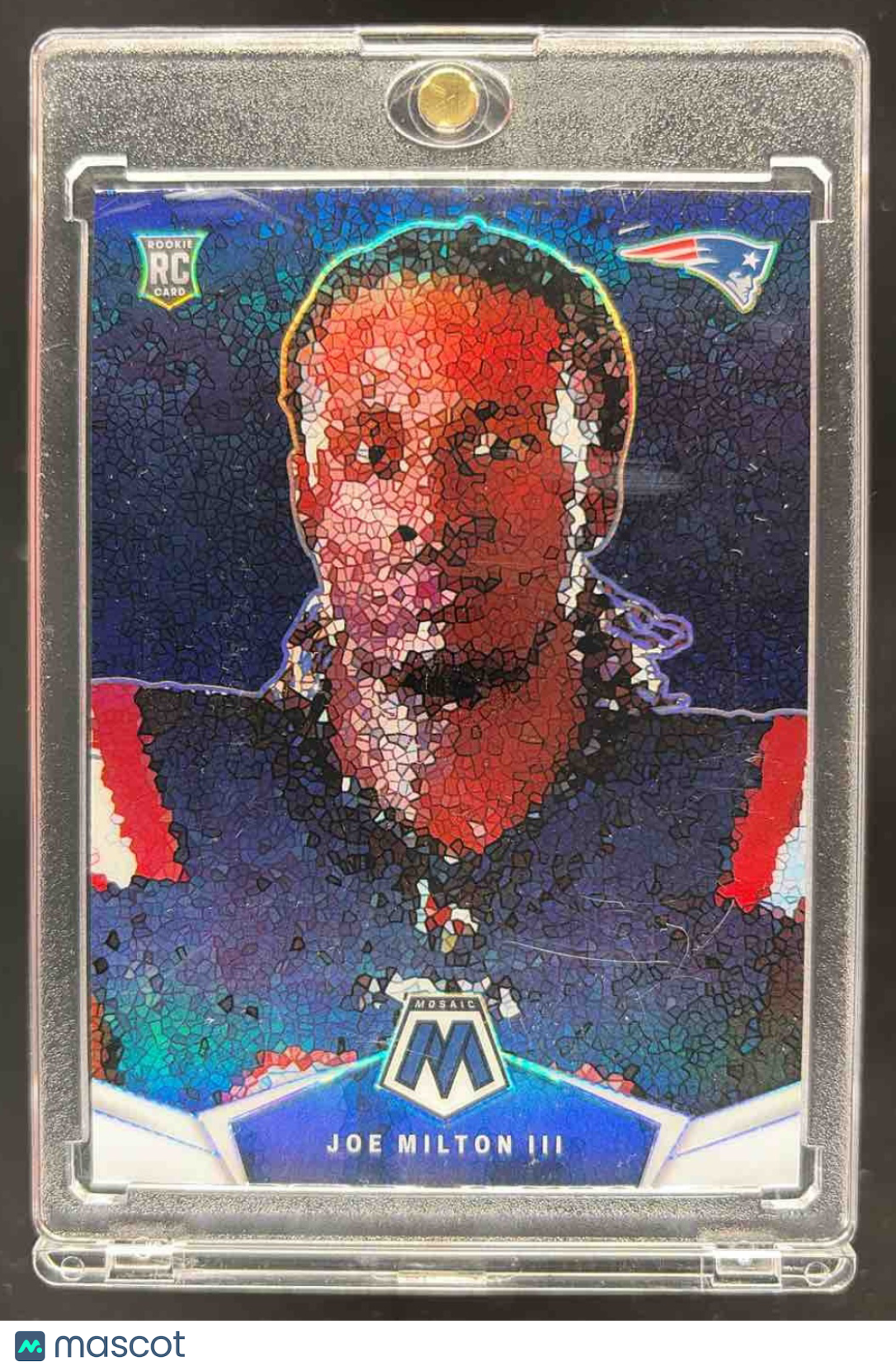2024 Panini Mosaic Joe Milton III #MM-JMN Micro Mosaic RC Patriots