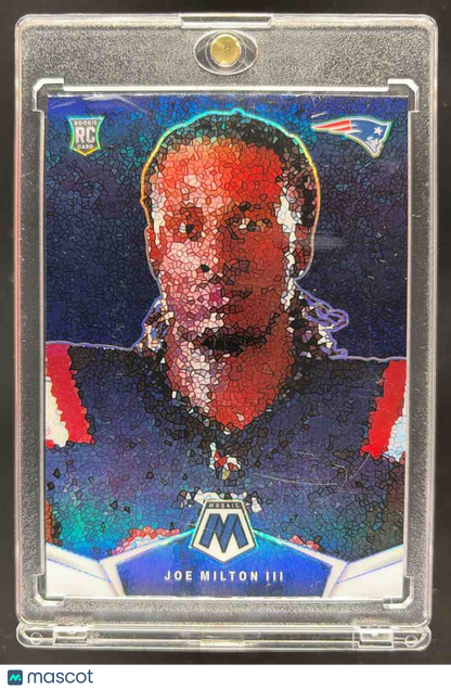 2024 Panini Mosaic Joe Milton III #MM-JMN Micro Mosaic RC Patriots