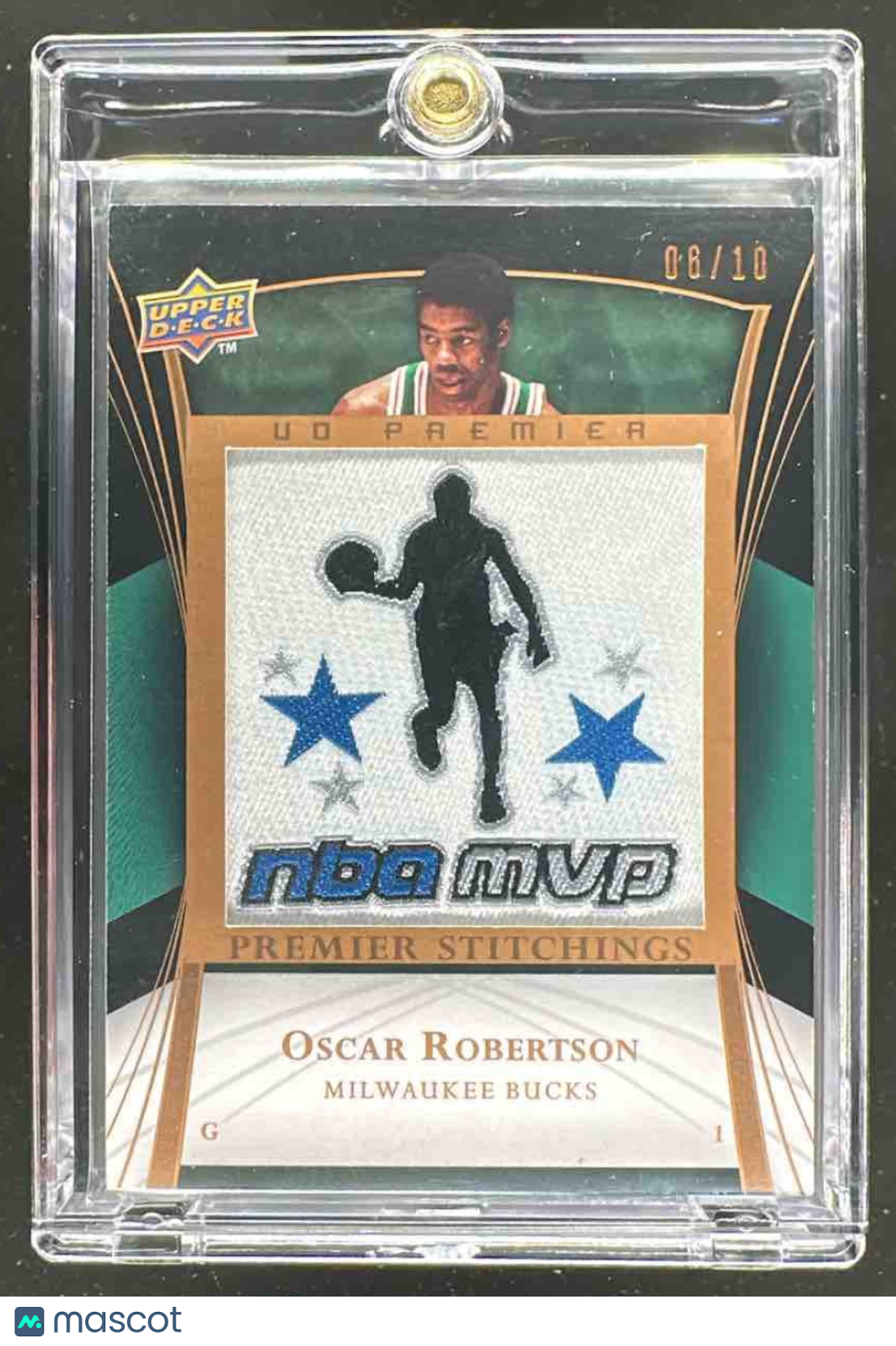 2008 Upper Deck Premier Oscar Robertson #PS-OR /10 Commerative Patch