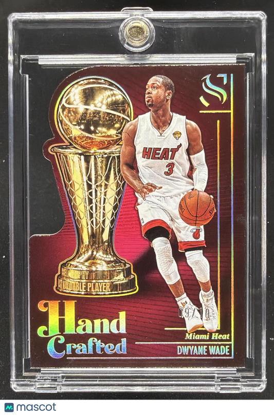 2024-25 Panini Silhouette Dwyane Wade #3 Hand Crafted Holo Gold 9/10