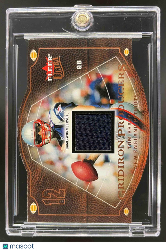 2004 Fleer Ultra Tom Brady #GP/TB Gridiron Producers Game Used Relic