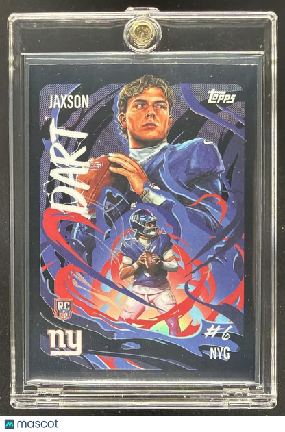 2025 Topps Chrome Jaxson Dart #UV-1 Ultra Violet Rookie Case Hit