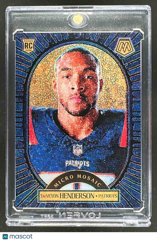 2025 Panini Mosaic TreVeyon Henderson #8 Micro Mosaic RC