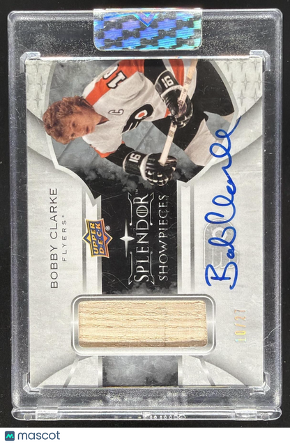 2017-18 Upper Deck Bobby Clarke Relic Auto /27
