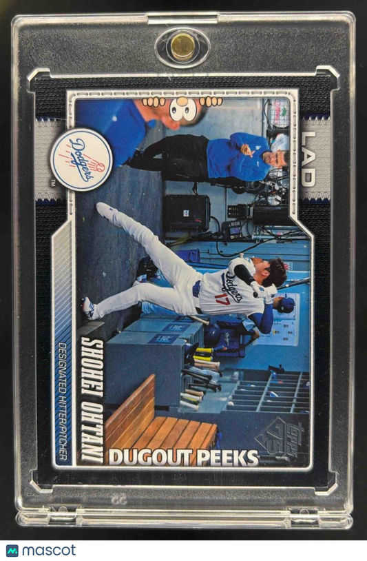 2026 Topps Shohei Ohtani #200 Dugout Peeks Black 6/10 Dodgers